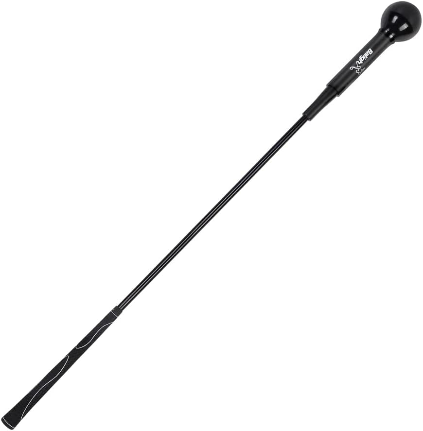 Golf Training Aid Stick - Professional Swing Tempo Trainer for Strength, Balance, and Flexibility (48 Inch)
